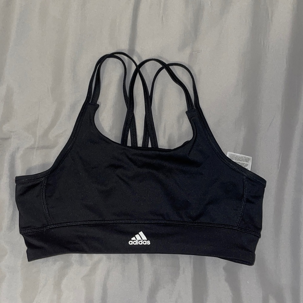Black adidas sports bra!